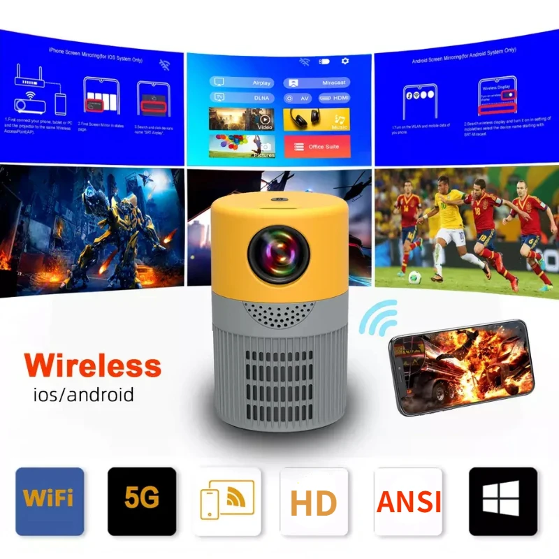 X4 Best Mini Projector Native 360P Portable LCD Video Movie Multimedia Home Theater Cinema Player LED Portable Projector
X4 Best Mini Projector Native 360P Portable LCD Video Movie Multimedia Home Theater Cinema Player LED Portable Projector