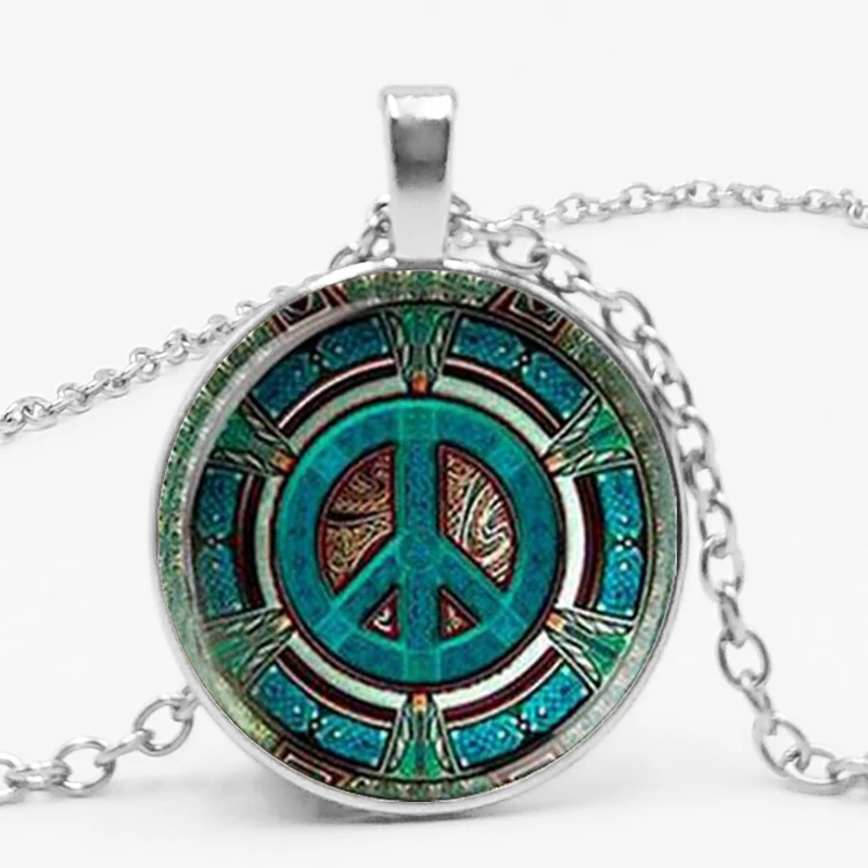Statement Retro Charm Hippie Peace Logo Glass Dome Pendant Necklace DIY Handmade Fashion Jewelry Fashion Men Gift Ladies Gift
Statement Retro Charm Hippie Peace Logo Glass Dome Pendant Necklace DIY Handmade Fashion Jewelry Fashion Men Gift Ladies Gift