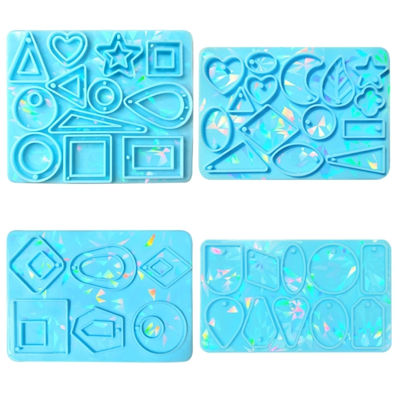 4Pcs DIY Light and Shadow Keychain Earrings Silicone Epoxy Molds DIY Ornaments Pendant Crafting Mold for Valentines Gift 57BD
4Pcs DIY Light and Shadow Keychain Earrings Silicone Epoxy Molds DIY Ornaments Pendant Crafting Mold for Valentines Gift 57BD