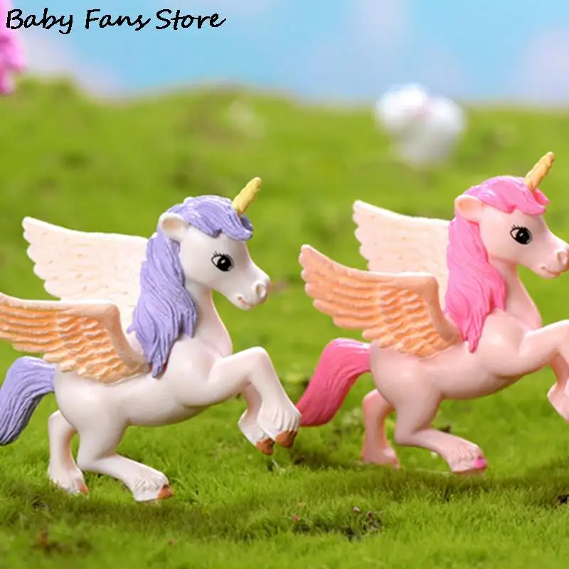 Unicorn Dolls Flying Horse Toy for Children Kids Animal Model Figurines Micro Landscape Decoration Crafts Cute Garden Ornaments
Unicorn Dolls Flying Horse Toy for Children Kids Animal Model Figurines Micro Landscape Decoration Crafts Cute Garden Ornaments