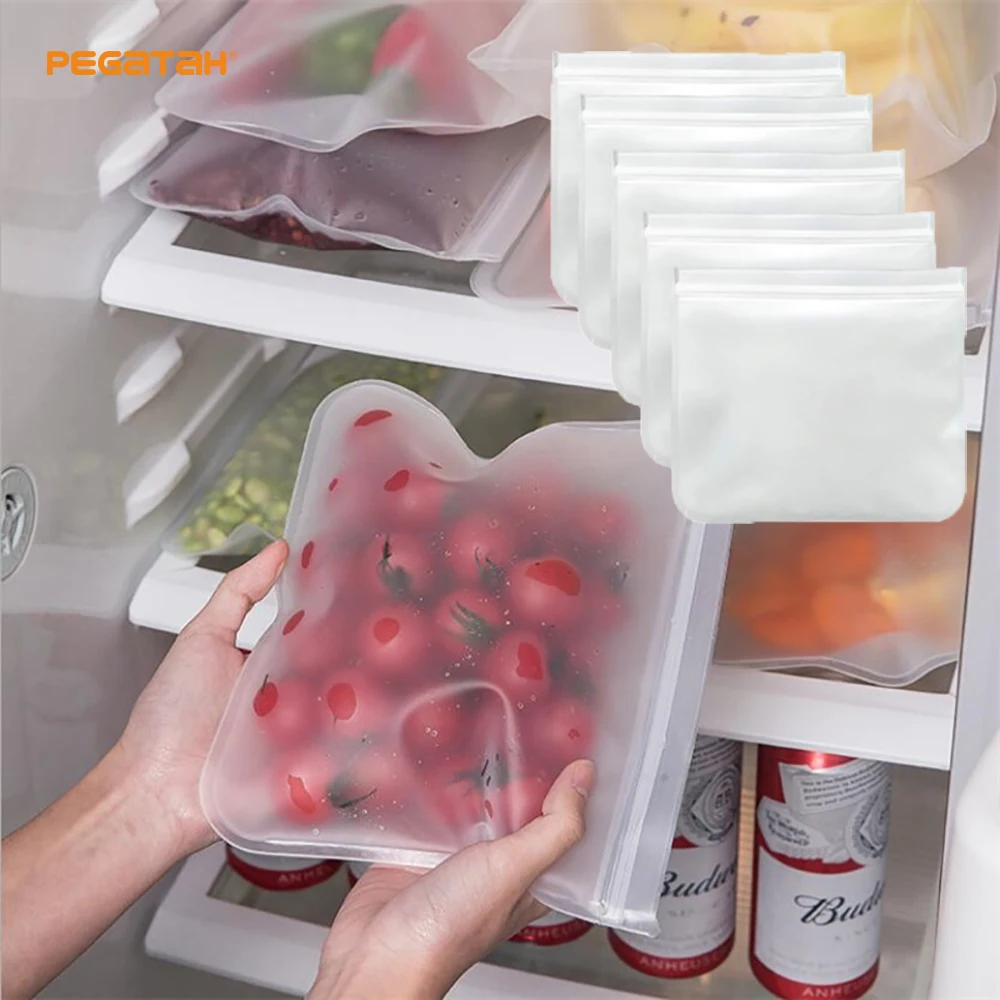 Silicone Food Storage Containers Leakproof Containers Reusable Stand Up Zip Shut Bag Cup Fresh Bag Food Storage Bag Fresh Wrap
Silicone Food Storage Containers Leakproof Containers Reusable Stand Up Zip Shut Bag Cup Fresh Bag Food Storage Bag Fresh Wrap