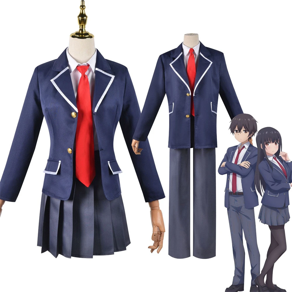 Anime My Stepmom's Daughter Is My Ex Girlfriend Irido Yume Irido Mizuto Cosplay Costume Jacket Skirt School Uniform Outfit Women
Anime My Stepmom's Daughter Is My Ex Girlfriend Irido Yume Irido Mizuto Cosplay Costume Jacket Skirt School Uniform Outfit Women