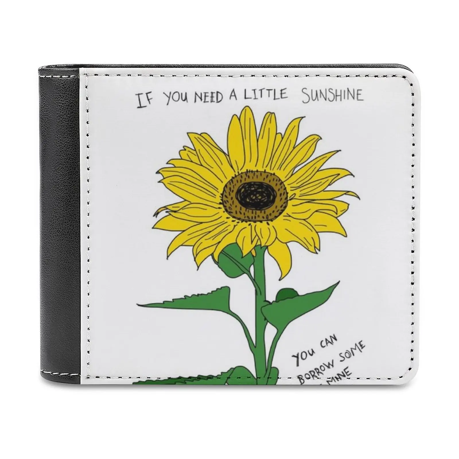 If You Need A Little Sunshine Pattern Leather Men's Wallets Hot Selling New Men's Wallet Trend Card Pack Purse Tfb The Front
If You Need A Little Sunshine Pattern Leather Men's Wallets Hot Selling New Men's Wallet Trend Card Pack Purse Tfb The Front