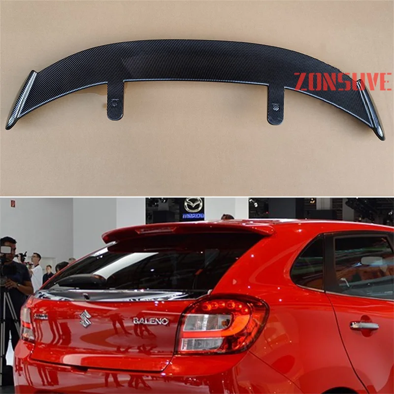 Подходит для Suzuki Baleno Спойлер ABS пластик углеродное волокно вид хэтчбека Кровля крыши заднего крыла корпуса комплект аксессуаров
Подходит для Suzuki Baleno Спойлер ABS пластик углеродное волокно вид хэтчбека Кровля крыши заднего крыла корпуса комплект аксессуаров