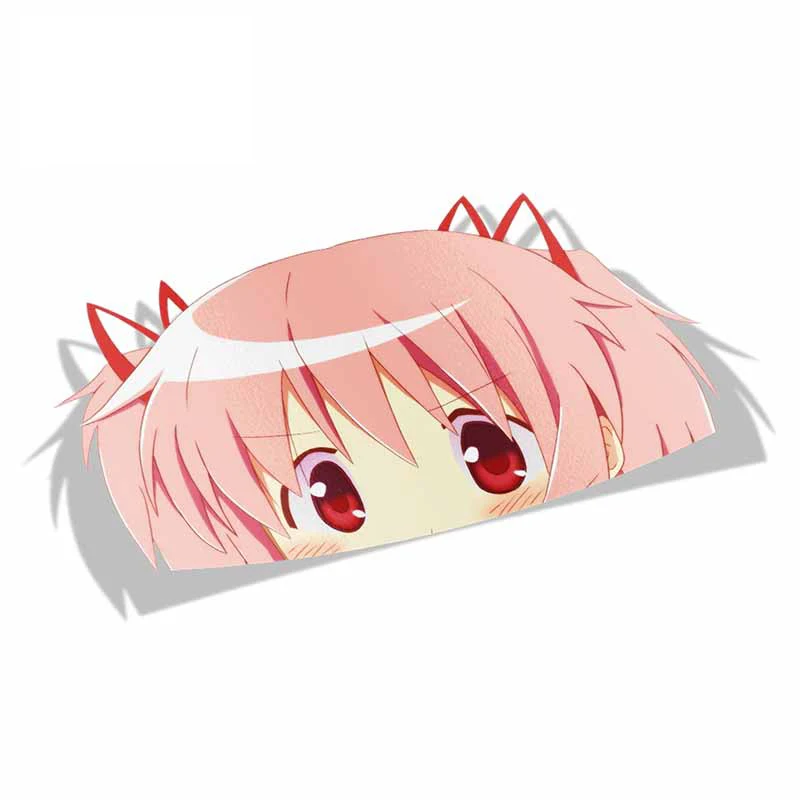 For Puella Magi Madoka Magica Peek Anime Big Head Vinyl Cartoon Car Sticker JDM Window Trunk Decal 13cm X 7.6cm
For Puella Magi Madoka Magica Peek Anime Big Head Vinyl Cartoon Car Sticker JDM Window Trunk Decal 13cm X 7.6cm