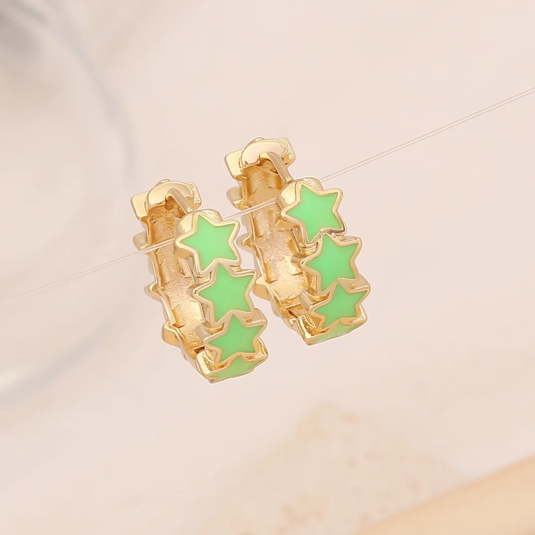 Yoiumit Luxury Fashion Bohemian Pentagram Star Shape Earrings For Women Enamel Dripping Oil Geometric Anniversary Jewelry Gifts
Yoiumit Luxury Fashion Bohemian Pentagram Star Shape Earrings For Women Enamel Dripping Oil Geometric Anniversary Jewelry Gifts
