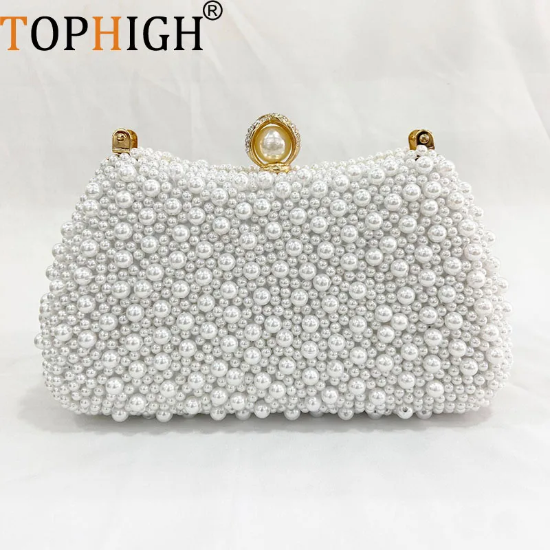 TOPHIGH Crystal Evening Bags For Women Elegant Wedding Purse New Ladies Plastic Pearl Handbags Party Dinner Bling Shoulder Bag
TOPHIGH Crystal Evening Bags For Women Elegant Wedding Purse New Ladies Plastic Pearl Handbags Party Dinner Bling Shoulder Bag