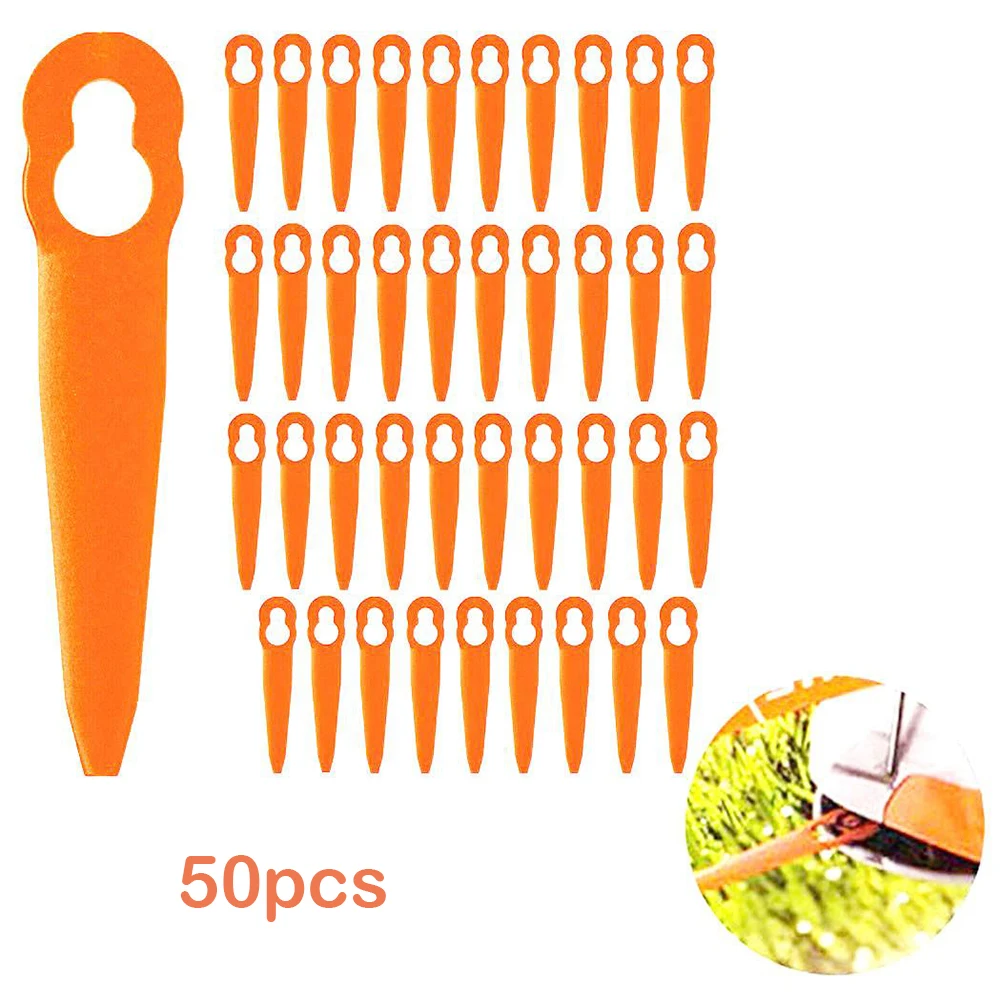 50pcs Plastic Blades 84mm Height For FSA 45 Cordless Grass Trimmer Mowing Heads High Quality Durable Lawn Mower Accessories
50pcs Plastic Blades 84mm Height For FSA 45 Cordless Grass Trimmer Mowing Heads High Quality Durable Lawn Mower Accessories