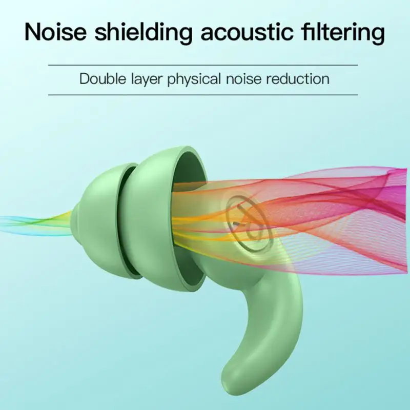 1Pair Silicone Ear Plugs Noise Reduction Sound Insulation Earplugs Soundproof for Sleep Anti-Noise Sleeping Aid Ear Care Earmuff
1Pair Silicone Ear Plugs Noise Reduction Sound Insulation Earplugs Soundproof for Sleep Anti-Noise Sleeping Aid Ear Care Earmuff
