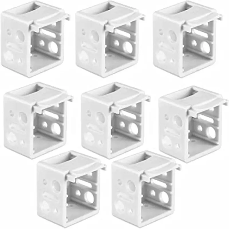 6 Pieces 1 Inch Blind Brackets White Profile Box Mounting Bracket Window Blinds Headrail Bracket, White
6 Pieces 1 Inch Blind Brackets White Profile Box Mounting Bracket Window Blinds Headrail Bracket, White