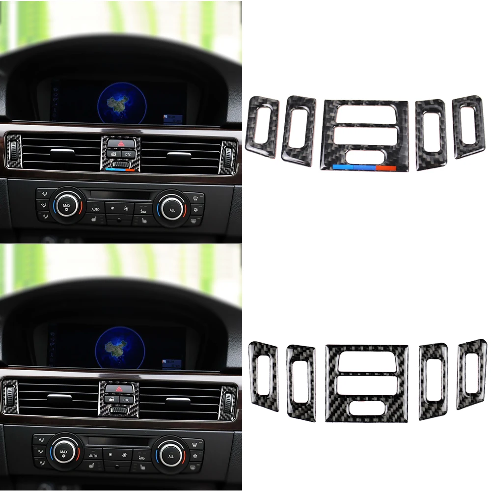 Carbon Fiber Central Air Conditioner Outlet AC Outlet Dashboard Speaker Panel Decor M Accessories For BMW E90 E92 E93 3 Series
Carbon Fiber Central Air Conditioner Outlet AC Outlet Dashboard Speaker Panel Decor M Accessories For BMW E90 E92 E93 3 Series