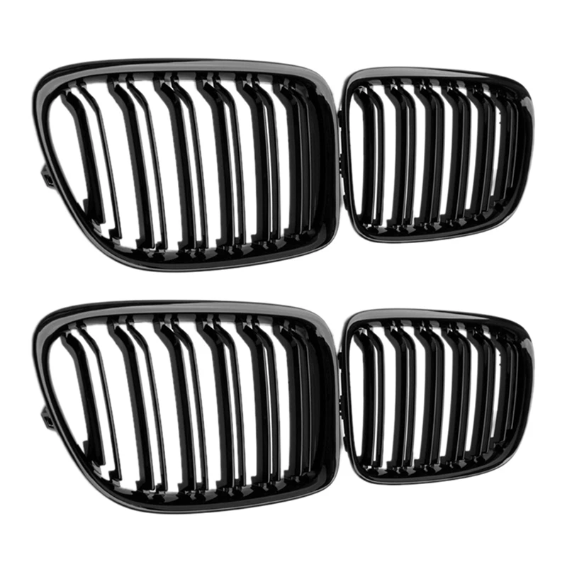 4X Glossy Black Front Bumper Dual Slat Front Kidney Grill Grille For-BMW X1 Series E84 Sdrive Xdrive 2009-2015
4X Glossy Black Front Bumper Dual Slat Front Kidney Grill Grille For-BMW X1 Series E84 Sdrive Xdrive 2009-2015