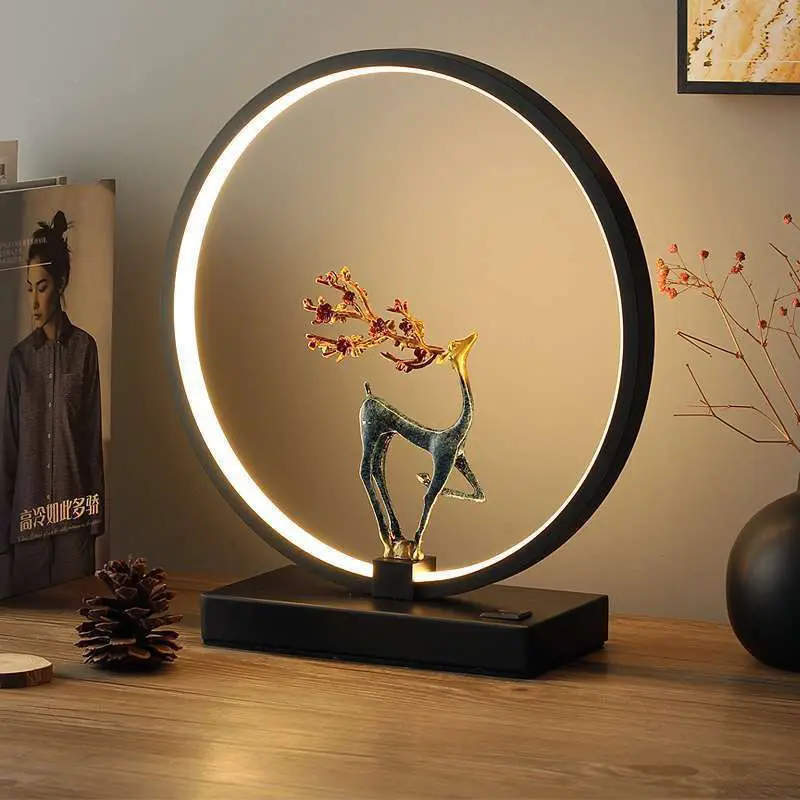 Table lamp bedroom bedside simple modern Chinese living room study creative round night light remote control dimming Zen lamps
Table lamp bedroom bedside simple modern Chinese living room study creative round night light remote control dimming Zen lamps