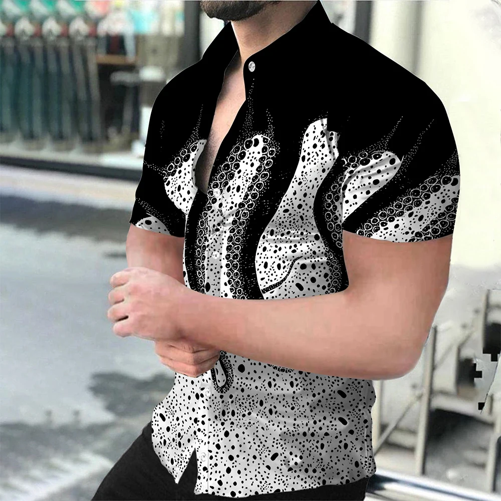 Hawaiian Button-Up Shirt Print Shirts 1* Short Sleeve 3D Digital T-Shirt Baroque Tee Top Casual Clothing Beach
Hawaiian Button-Up Shirt Print Shirts 1* Short Sleeve 3D Digital T-Shirt Baroque Tee Top Casual Clothing Beach