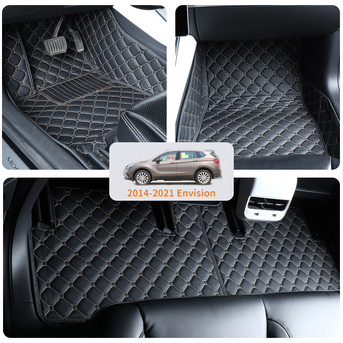 For 2014-2021 Envision Fully Surrounded By 3D Stereoscopic Three-layer Car Mats Leather High-end Interior Accessories Car Mats 
For 2014-2021 Envision Fully Surrounded By 3D Stereoscopic Three-layer Car Mats Leather High-end Interior Accessories Car Mats