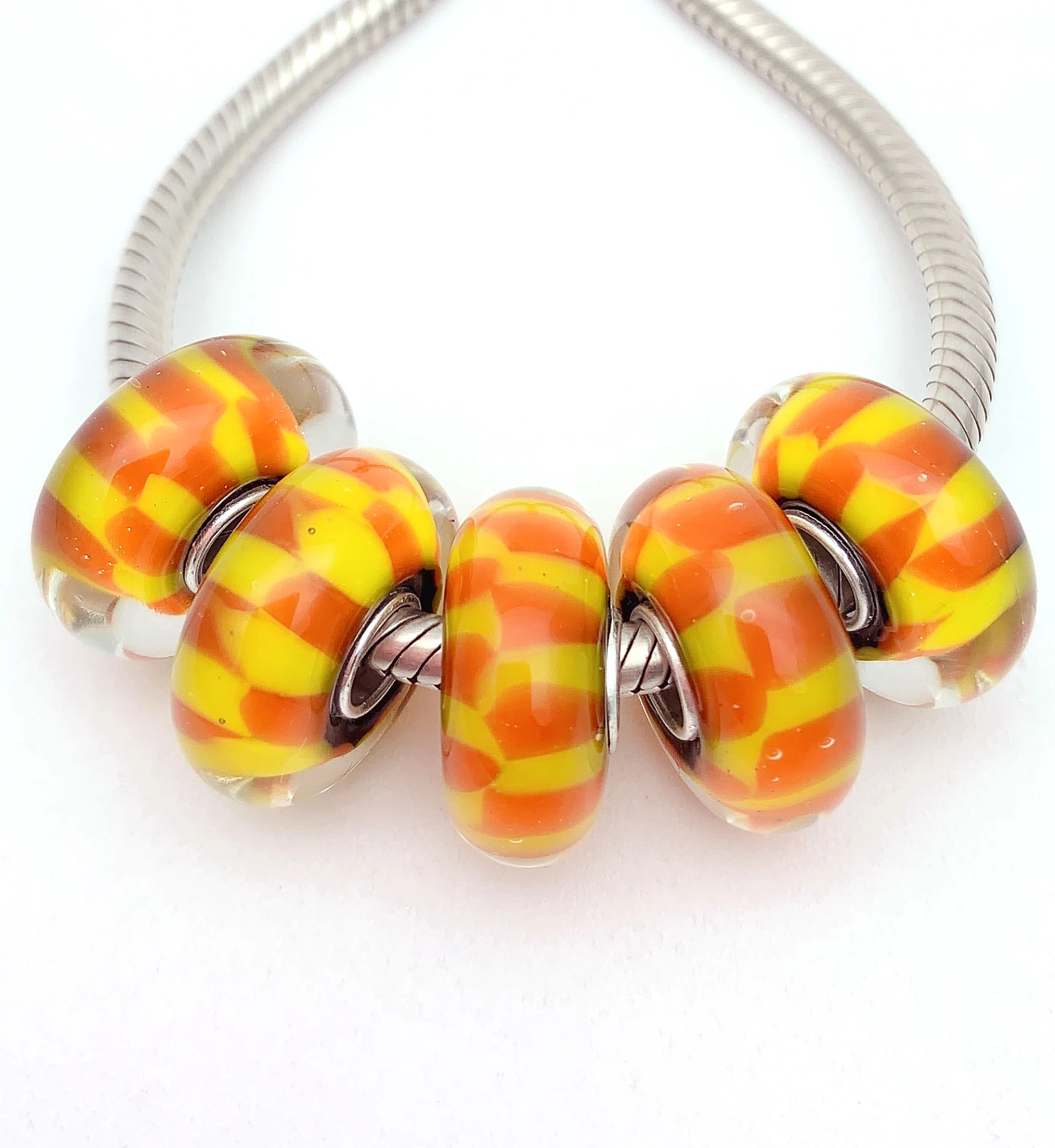 XHYG361 5X 100% Authenticity S925 Sterling Silver Beads Murano GlassBeads Fit European Charms Bracelet Diy Jewelry Lampwork
XHYG361 5X 100% Authenticity S925 Sterling Silver Beads Murano GlassBeads Fit European Charms Bracelet Diy Jewelry Lampwork