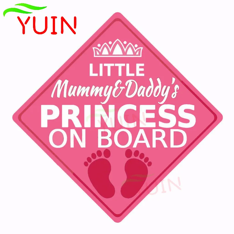 Personality Car Sticker PRINCESS ON BOARD Warning Decals Fashion Window Bumper Decoration Accessories Waterproof Decal 14*14cm
Personality Car Sticker PRINCESS ON BOARD Warning Decals Fashion Window Bumper Decoration Accessories Waterproof Decal 14*14cm
