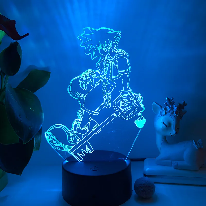 Kingdom Hearts Sora Keyblade для дома украшения ночник аниме фигурки декор комнаты светодиодная лампа манга светильник ночные этюды акриловые на батарейках прикроватная аватар 3d
Kingdom Hearts Sora Keyblade для дома украшения ночник аниме фигурки декор комнаты светодиодная лампа манга светильник ночные этюды акриловые на батарейках прикроватная аватар 3d