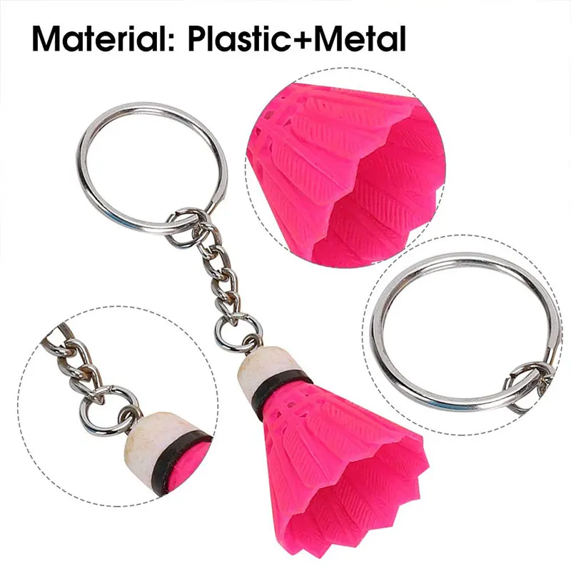 New 150Pcs Badminton Keychain DIY Shuttlecock Ball Charms Ring Keychain Handbag Backpack Hanging Ornament for Children Adults
New 150Pcs Badminton Keychain DIY Shuttlecock Ball Charms Ring Keychain Handbag Backpack Hanging Ornament for Children Adults