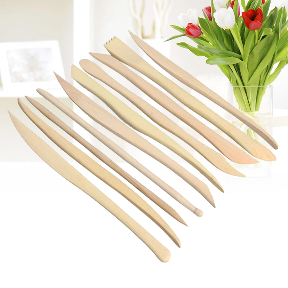 10pcs Pottery Sculpting Tools Wooden Pottery Tools Clay Carving Tools Clay Modeling Tools Double- Headed Wooden Pottery Tools
10pcs Pottery Sculpting Tools Wooden Pottery Tools Clay Carving Tools Clay Modeling Tools Double- Headed Wooden Pottery Tools