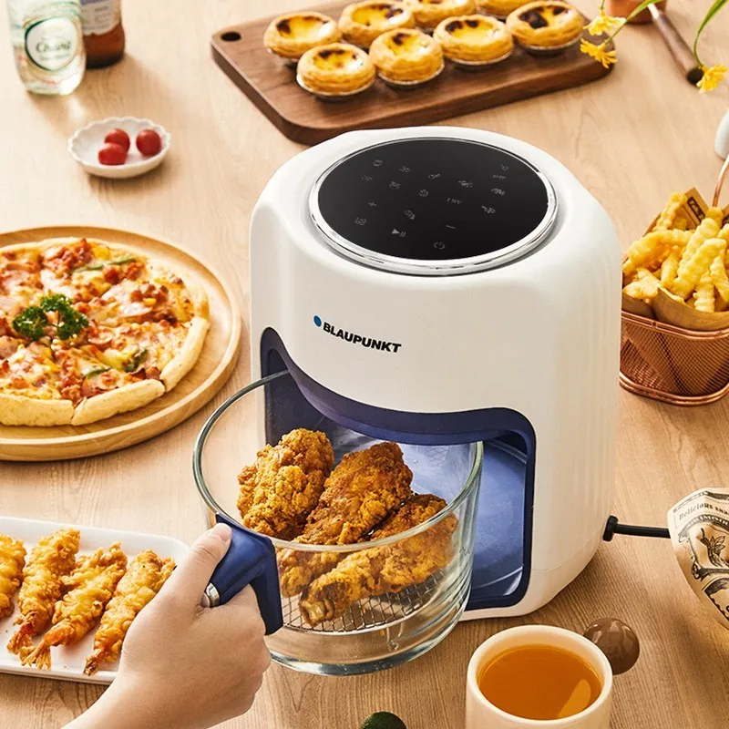 Air Fryer Household Smart Transparent Fully Automatic Oil-free Electric Fryer Household Low-fat, Low-oil, Non-stick 
Air Fryer Household Smart Transparent Fully Automatic Oil-free Electric Fryer Household Low-fat, Low-oil, Non-stick