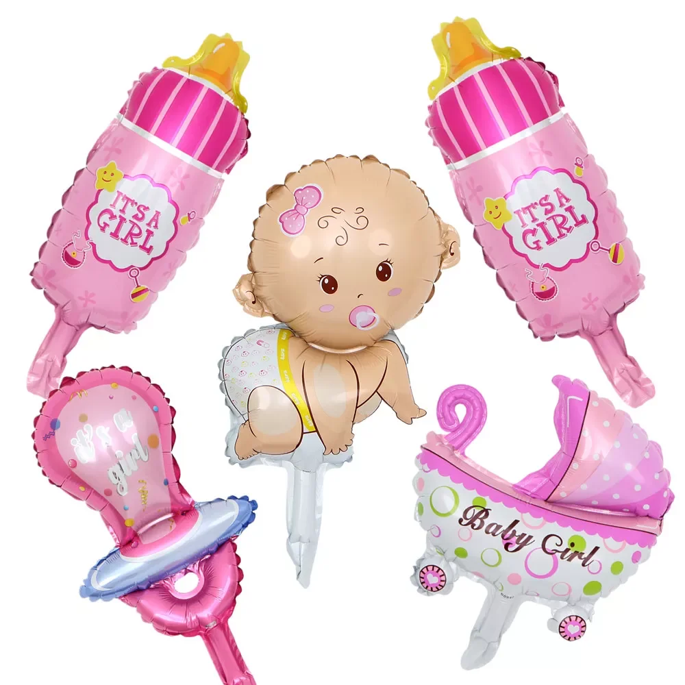 5pcs/lot mini Baby Shower Boys Girls Holiday Decorations Foil Balloons Stroller Helium Balls Birthday Party Supplies globos
5pcs/lot mini Baby Shower Boys Girls Holiday Decorations Foil Balloons Stroller Helium Balls Birthday Party Supplies globos