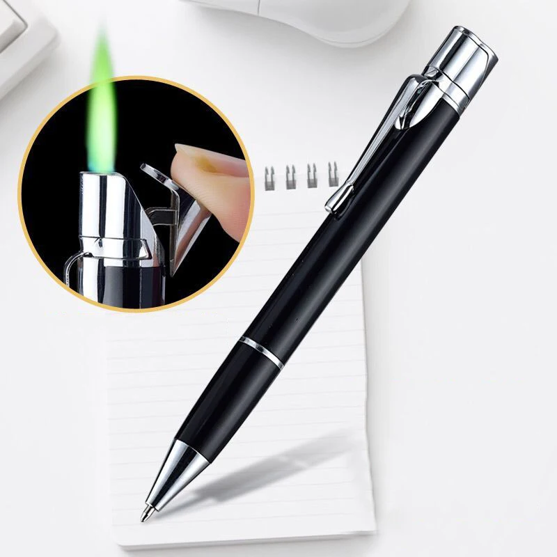 Creative Fun Metal Signature Pen Lighter Windproof Inflatable Lighter Portable Mini Business Men's Birthday Gift
Creative Fun Metal Signature Pen Lighter Windproof Inflatable Lighter Portable Mini Business Men's Birthday Gift