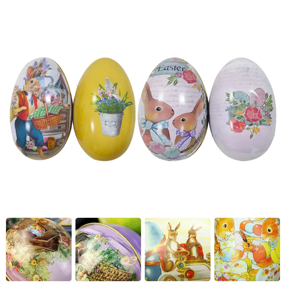 4Pcs Egg Candy Box Metal Empty Tin Box Fillable Candy Storage Case Jewelry Box Container for Gift Party Favors 12. 5X8X9cm
4Pcs Egg Candy Box Metal Empty Tin Box Fillable Candy Storage Case Jewelry Box Container for Gift Party Favors 12. 5X8X9cm