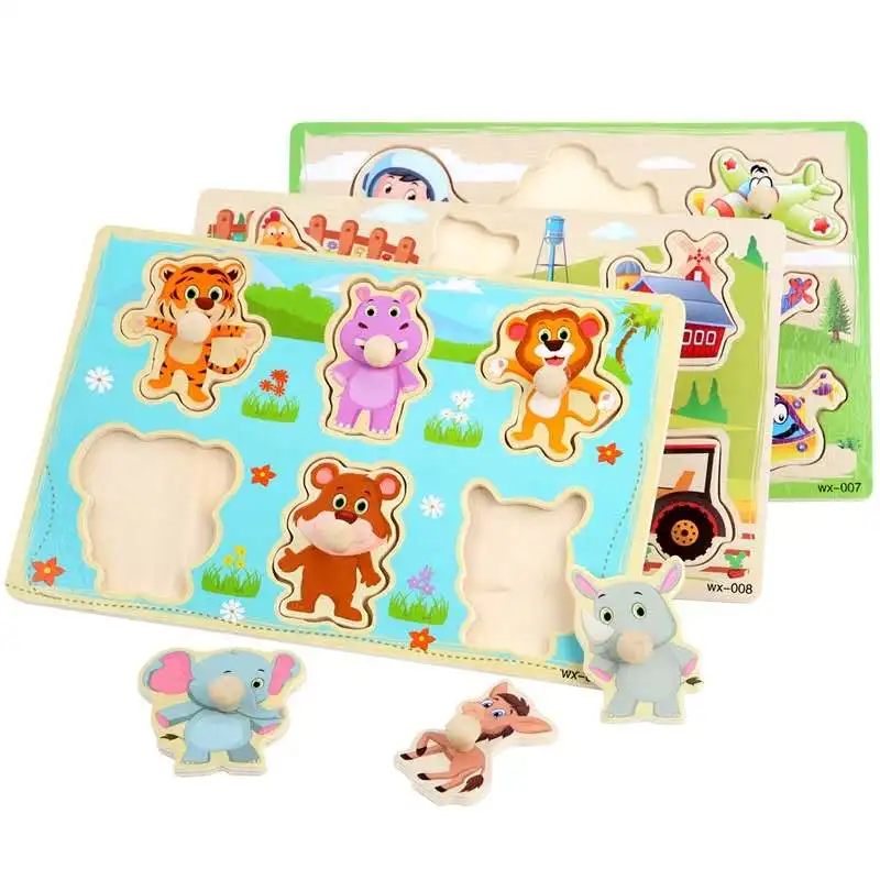 New Baby Montessori Toys Wooden Puzzle Cartoon Vehicle Digital Animal Puzzles Jigsaw Board Learning Educational Toy for Children
New Baby Montessori Toys Wooden Puzzle Cartoon Vehicle Digital Animal Puzzles Jigsaw Board Learning Educational Toy for Children