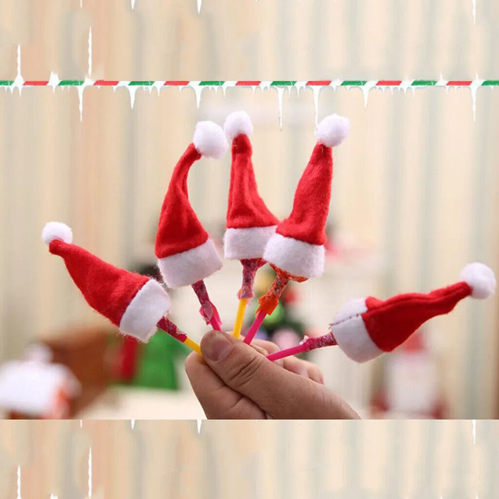 Candy Topping Christmas Hat Accessories Xmas Arts Crafts Creative Cute DIY 50/100Pack With Lollipop Gift Holiday
Candy Topping Christmas Hat Accessories Xmas Arts Crafts Creative Cute DIY 50/100Pack With Lollipop Gift Holiday