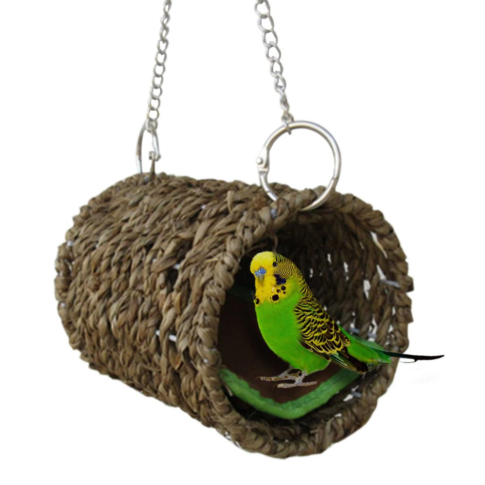 New Parrot Nest Hammock Hanging bird Cage Warm Winter Birds Cage Bed Toys Hamster House parrot cage Ornament Decoration
New Parrot Nest Hammock Hanging bird Cage Warm Winter Birds Cage Bed Toys Hamster House parrot cage Ornament Decoration