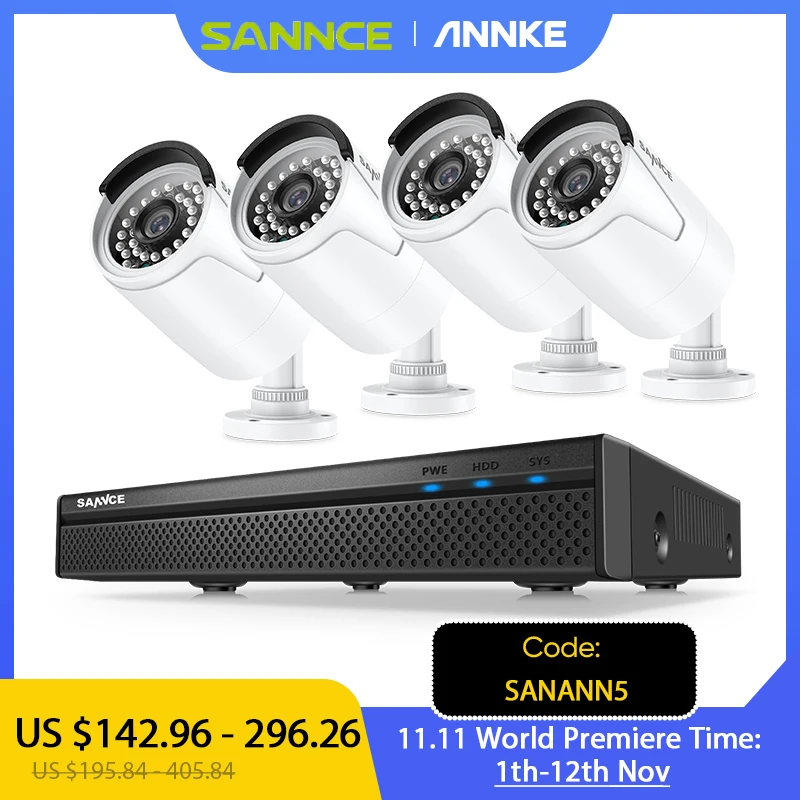 SANNCE 8CH 1080P FHD POE Система видеонаблюдения H.264 + 5MP NVR с 4X 6X 8X 2MP наружная Погодостойкая аудиозапись IP-камеры
SANNCE 8CH 1080P FHD POE Система видеонаблюдения H.264 + 5MP NVR с 4X 6X 8X 2MP наружная Погодостойкая аудиозапись IP-камеры
