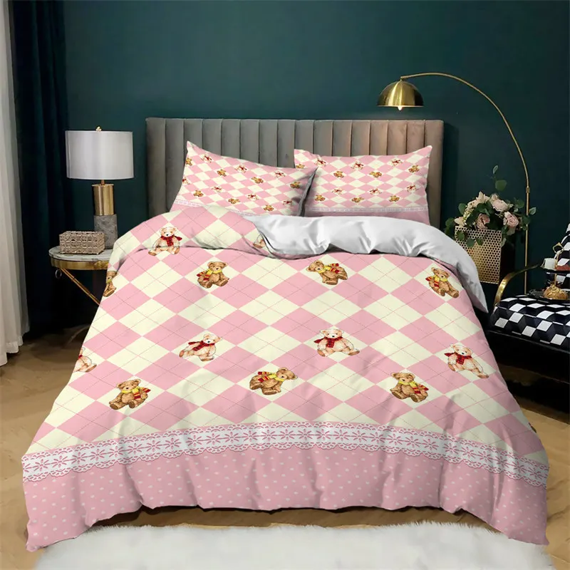 Geometric Duvet Cover Microfiber Cartoon Bear Bedding Set Soft Flowers Abstract Comforter Cover King Queen For Kids Adults Decor
Geometric Duvet Cover Microfiber Cartoon Bear Bedding Set Soft Flowers Abstract Comforter Cover King Queen For Kids Adults Decor