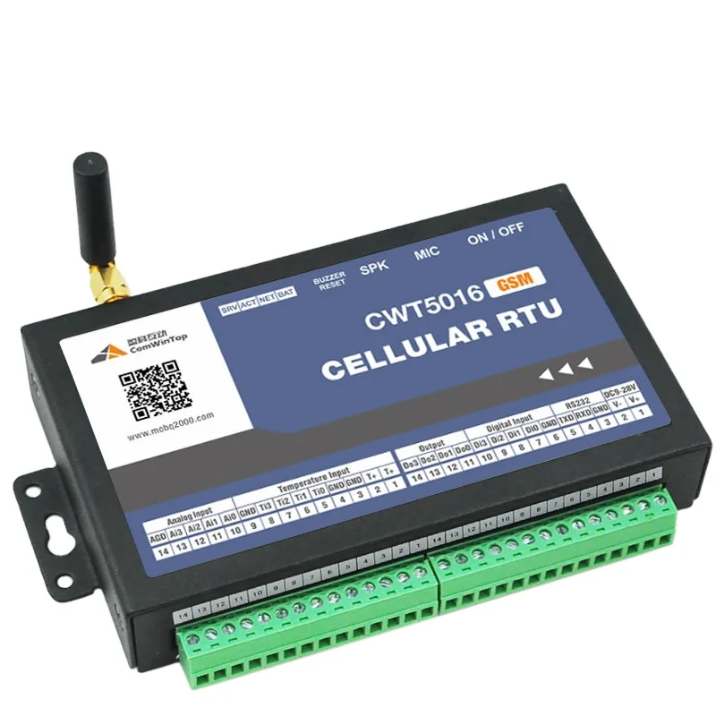 CWT5016 Wireless GSM 4G WIFI SMS Alarm Temperature humidity data logger monitoring devices with mobile phone app
CWT5016 Wireless GSM 4G WIFI SMS Alarm Temperature humidity data logger monitoring devices with mobile phone app