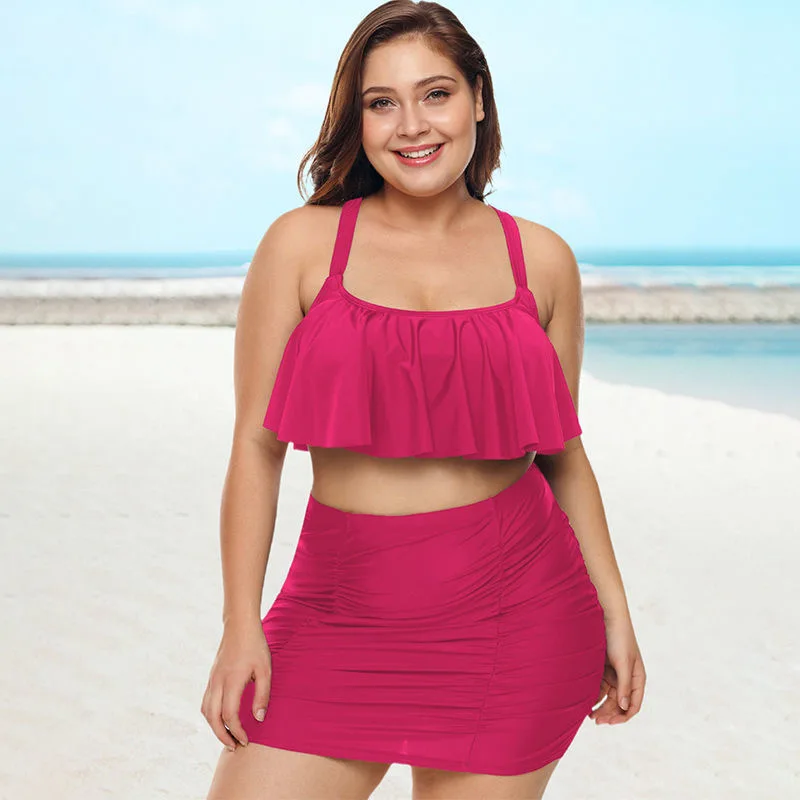 2022 New Plus Size Swimwear for Women Swimsuit Large Bathing Suits Two-piece High Waist Push Up Bikini Set Sexy Separate Stylish
2022 New Plus Size Swimwear for Women Swimsuit Large Bathing Suits Two-piece High Waist Push Up Bikini Set Sexy Separate Stylish