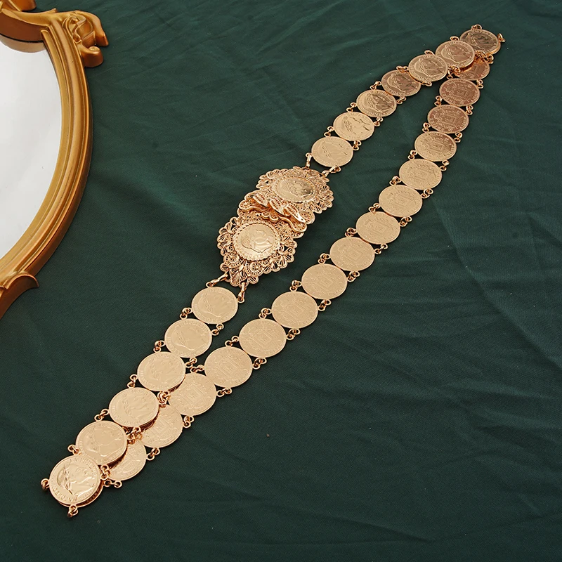 Arab Wedding Jewelry Belt Robe Dress Waist Chain Turkish Coin Belt Middle East Oman Iraqi Kurdistan Bridal Gift
Arab Wedding Jewelry Belt Robe Dress Waist Chain Turkish Coin Belt Middle East Oman Iraqi Kurdistan Bridal Gift