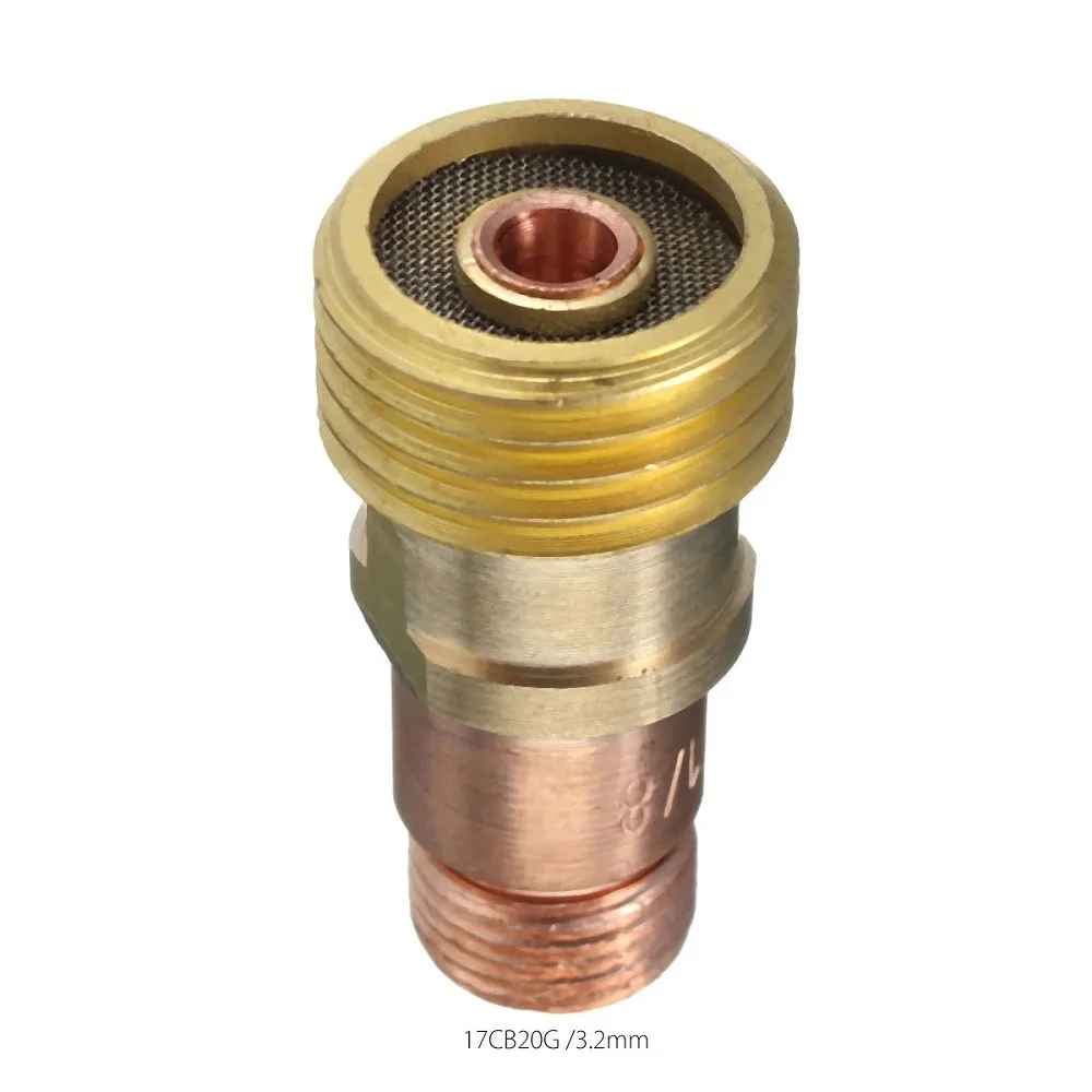 1pcs Gas Lens Connector Brass Collets Body Stubby Gas Lens Connector W/ Mesh 2021
1pcs Gas Lens Connector Brass Collets Body Stubby Gas Lens Connector W/ Mesh 2021