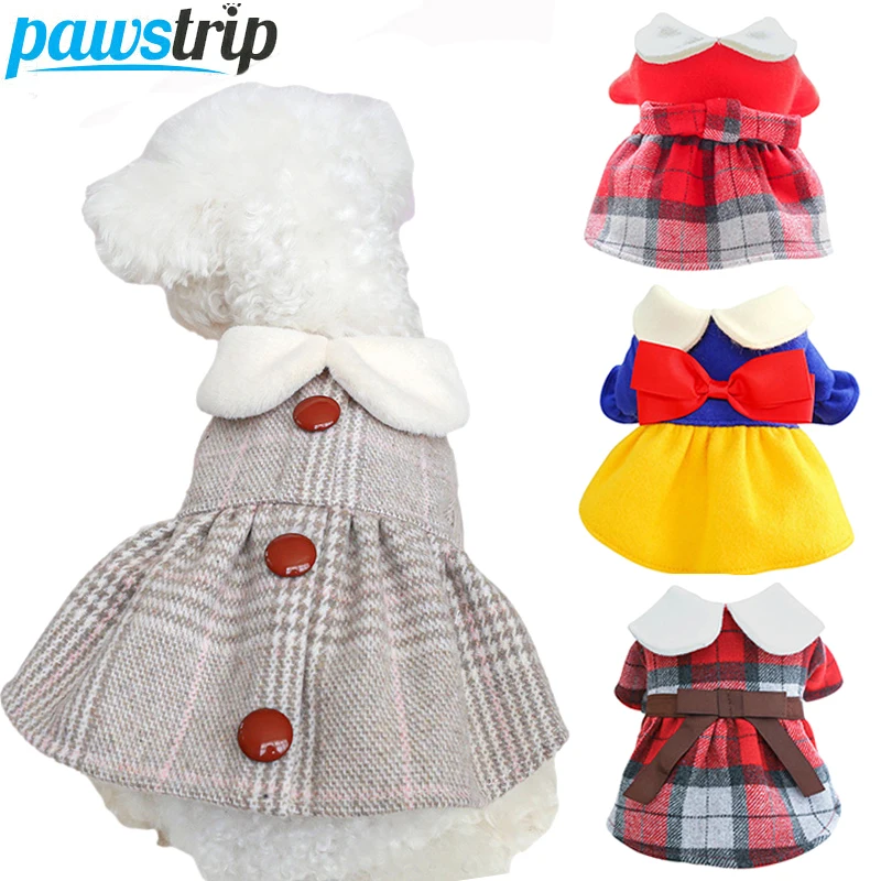 Pet Dog Clothes Dress Winter Woolen Dog Coat for Small Dogs Princess Dress Warm Tutu Clothing Chihuahau Yorkie Puppy Clothing
Pet Dog Clothes Dress Winter Woolen Dog Coat for Small Dogs Princess Dress Warm Tutu Clothing Chihuahau Yorkie Puppy Clothing