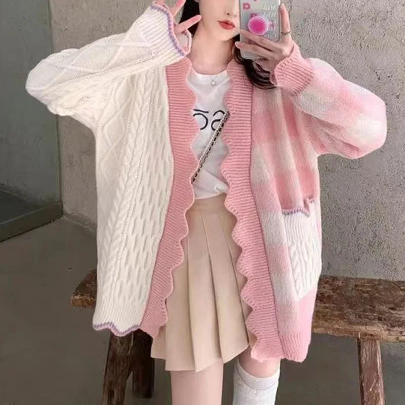Outer Stitching Sweet Temperament Autumn Slim New Women'S Comfortable Long-Sleeved Fashion All-Match Beautiful Knitted Sweater
Outer Stitching Sweet Temperament Autumn Slim New Women'S Comfortable Long-Sleeved Fashion All-Match Beautiful Knitted Sweater