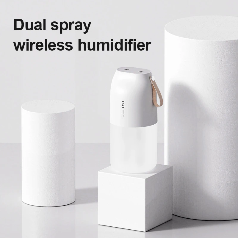 Wireless Dual Spray Humidifier Steamer USB Desktop Hydrating Atomizer Silent Night Light Mist Sprayer Facial Beauty Devices
Wireless Dual Spray Humidifier Steamer USB Desktop Hydrating Atomizer Silent Night Light Mist Sprayer Facial Beauty Devices