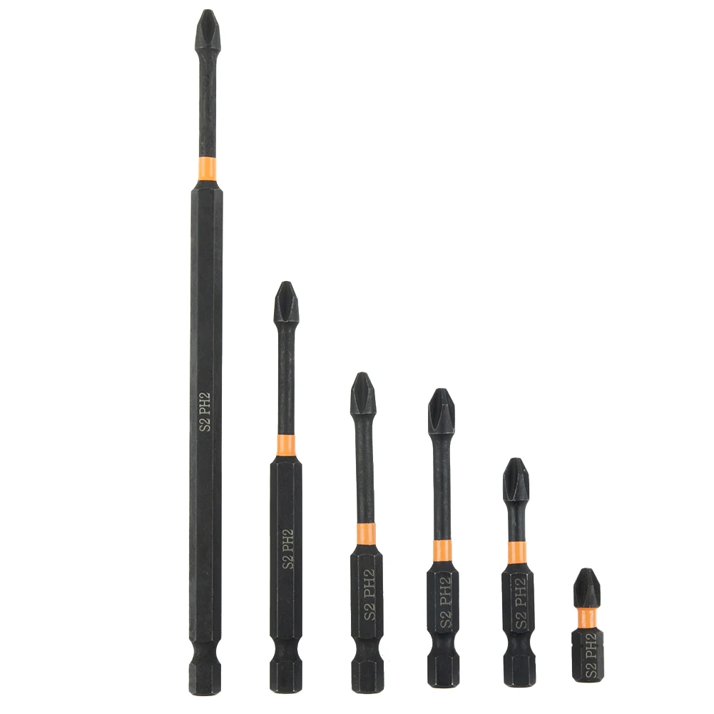 6 Pcs Cross Drill Bit PH2 Screwdriver Bit Magnetic Alloy Steel 25-150mm 1/4'' Shank Power Impact Drill Screwdriver Accessories
6 Pcs Cross Drill Bit PH2 Screwdriver Bit Magnetic Alloy Steel 25-150mm 1/4'' Shank Power Impact Drill Screwdriver Accessories