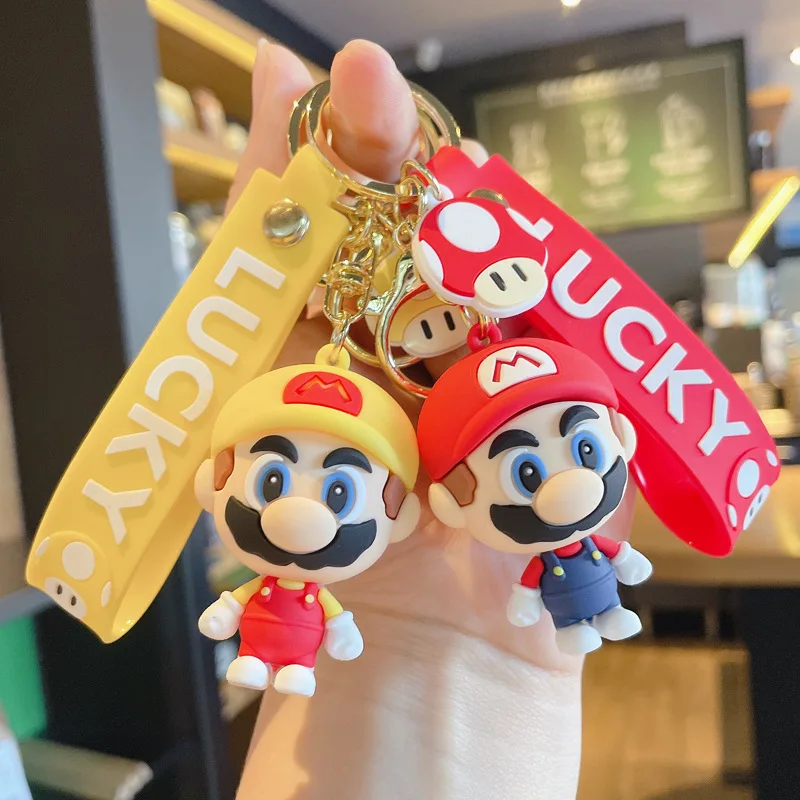 Bandai Anime Mario Creative Cartoon Big Head Doll Keychain Wholesale Couple Gift Trend Bag Pendant Lovely Keyring
Bandai Anime Mario Creative Cartoon Big Head Doll Keychain Wholesale Couple Gift Trend Bag Pendant Lovely Keyring