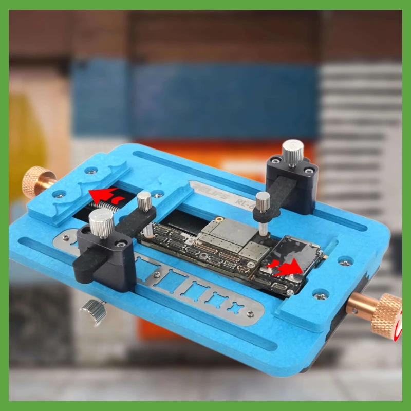 Universal PCB Holder Double Shaft Soldering Fixture for Mobile Phone Motherboard CPU IC Chip Glue Remove Welding Repair Tools
Universal PCB Holder Double Shaft Soldering Fixture for Mobile Phone Motherboard CPU IC Chip Glue Remove Welding Repair Tools