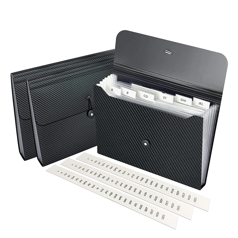 3Pcs Expanding File Folder Pocket Organizer A4 Letter Size 7 Pockets Document Keeper with Customizable Sticky Labels
3Pcs Expanding File Folder Pocket Organizer A4 Letter Size 7 Pockets Document Keeper with Customizable Sticky Labels