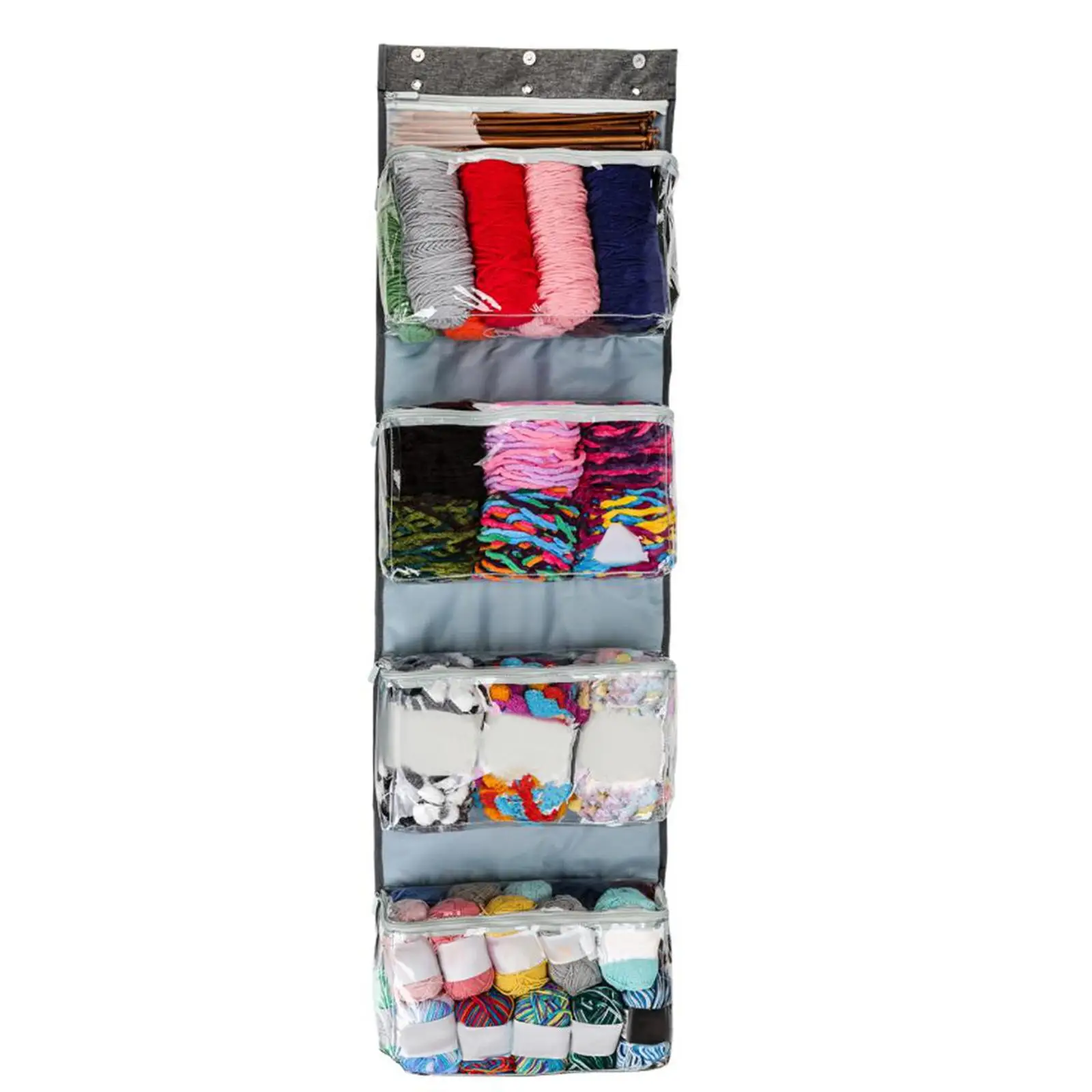 Yarn Thread Storage Bag Wall Hanging 600D Oxford Cloth Clear for Room Home
Yarn Thread Storage Bag Wall Hanging 600D Oxford Cloth Clear for Room Home