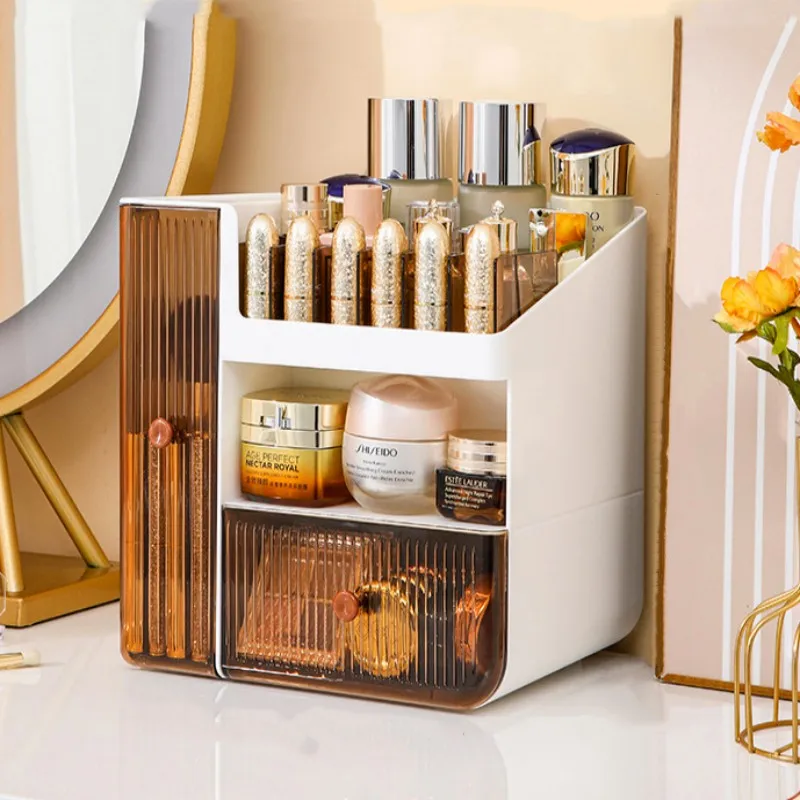 Makeup Organizer Box With Lipstick Jewelry Storage Cosmetic Brush Cotton Pads Beauty Sponge Holder Large Capacity Table Shelf
Makeup Organizer Box With Lipstick Jewelry Storage Cosmetic Brush Cotton Pads Beauty Sponge Holder Large Capacity Table Shelf