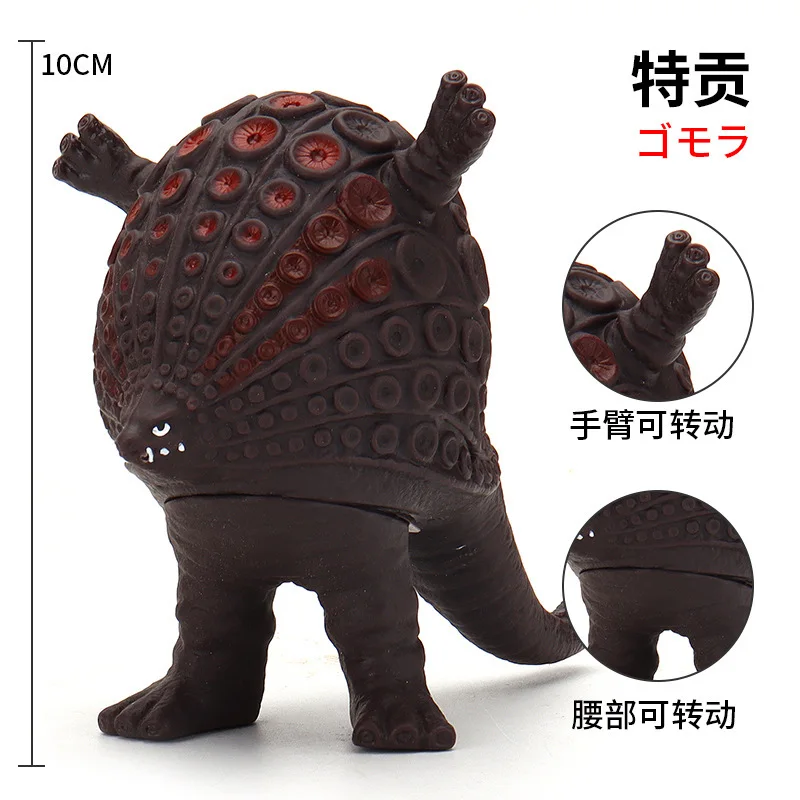 

10cm Small Soft Rubber Monster Takkong Original Action Figures Model Furnishing Articles Children's Assembly Puppets Toys