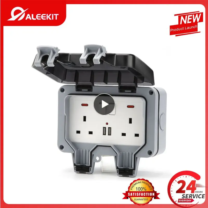 1~6PCS New Waterproof Outdoor 13A UK Single Socket Switched Socket IP66 Outside Use Light Switch Socket Panel Set With LED USB
1~6PCS New Waterproof Outdoor 13A UK Single Socket Switched Socket IP66 Outside Use Light Switch Socket Panel Set With LED USB