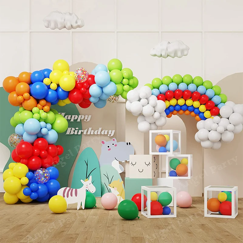 New 232pcs 7Colors Latex Balloon Rainbow Arch Kit Confetti Baby Shower First 5th Birthday Boys Girl Garland Gender Reveal Party
New 232pcs 7Colors Latex Balloon Rainbow Arch Kit Confetti Baby Shower First 5th Birthday Boys Girl Garland Gender Reveal Party