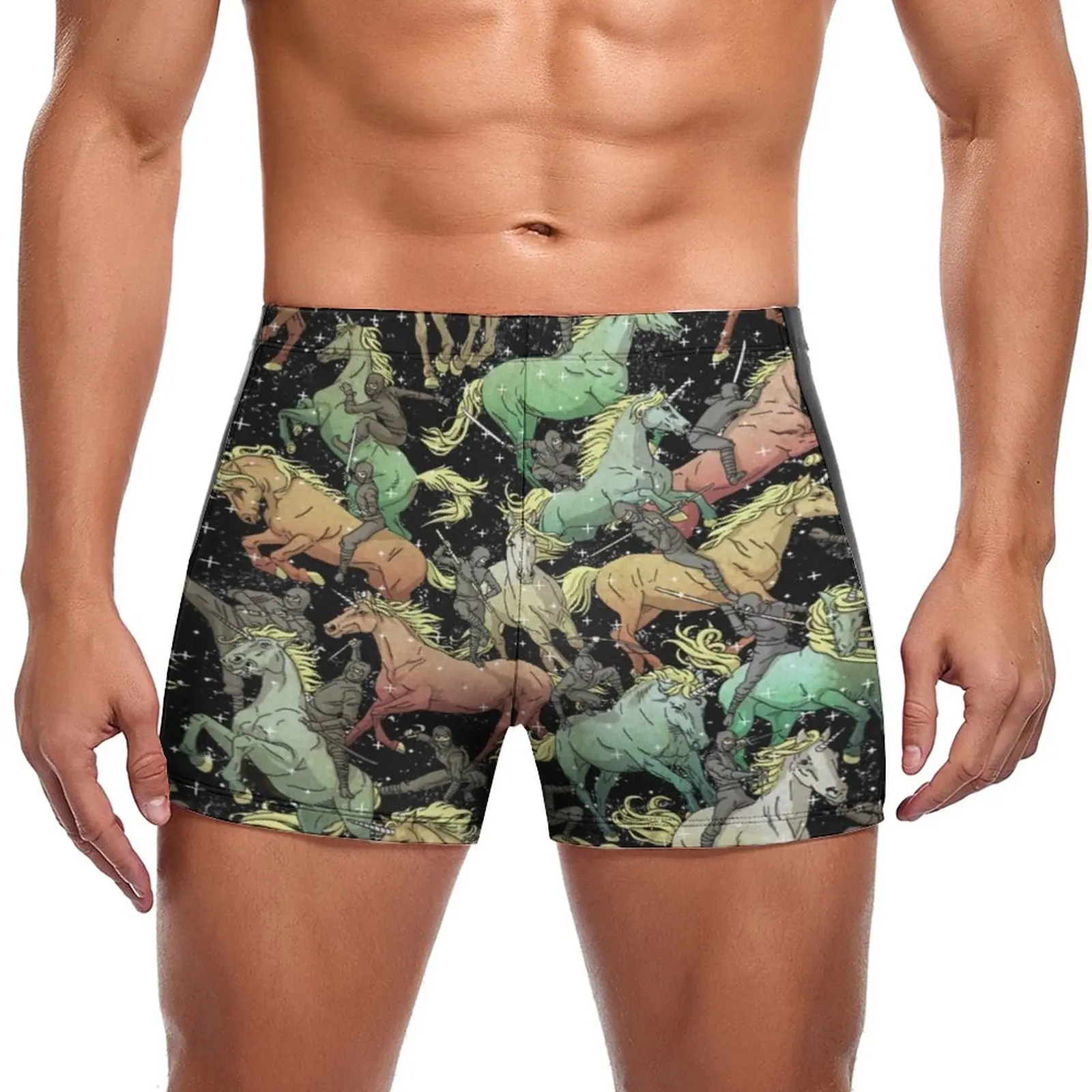 Colorful Horse Swimming Trunks Ninjas Riding Unicorns Training Fashion Swim Shorts Quick Dry Plus Size Men Swimsuit
Colorful Horse Swimming Trunks Ninjas Riding Unicorns Training Fashion Swim Shorts Quick Dry Plus Size Men Swimsuit